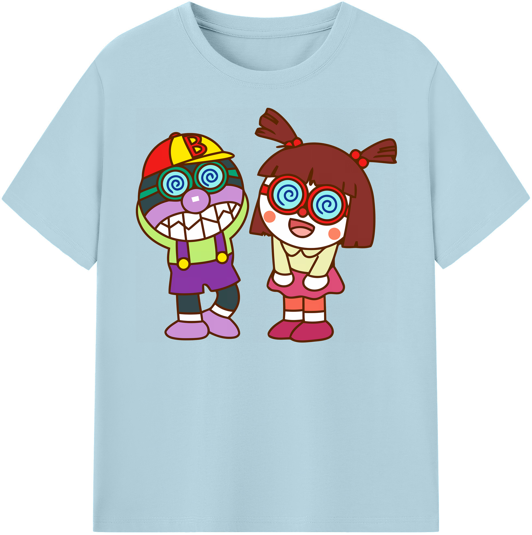 （画像用） アンパンマン Anpanman 綿100％半袖Tシャツ（フロントプリント）